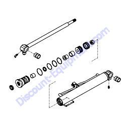 172446-72100-N BOOM CYLINDER ASSEMBLY Yanmar SV08-1B Excavator