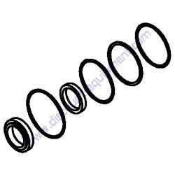 172157-72010 HEAD SEAL SET 50A Yanmar SV08-1B Excavator
