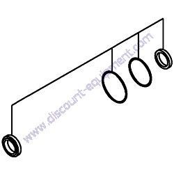 172157-72020 HEAD SEAL SET 50B Yanmar SV08-1B Excavator