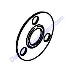 172447-73160 PLATE THRUST Yanmar SV08-1B Excavator