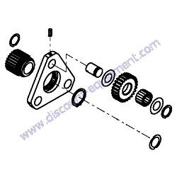 172447-73550 CARRIER KIT Yanmar SV08-1B Excavator