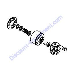 172447-73580 CYLINDER BARREL ASSEMBLY Yanmar SV08-1B Excavator