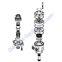 172A20-73321 MOTOR SWING Yanmar SV08-1B Excavator