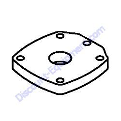 172137-70610 PLATE VALVE Yanmar SV08-1B Excavator