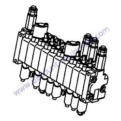 172A29-74220 CONTROL VALVE SUS Yanmar SV08-1B Excavator