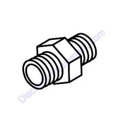 172447-76700 JOINT G1/4-G1/8 Yanmar SV08-1B Excavator