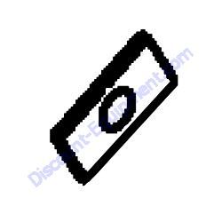 172156-78490 PLATE RUBBER B Yanmar SV08-1B Excavator