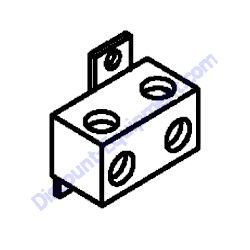 172446-76350 JOINT 1/2 Yanmar SV08-1B Excavator