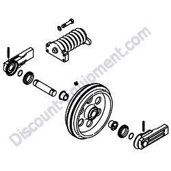 772499-37100 IDLER ASSEMBLY Yanmar SV100-1 Excavator