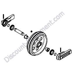 172499-37101-1 IDLER ASSEMBLY Yanmar SV100-1 Excavator