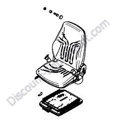 172467-64101 OPERATOR SEAT Yanmar SV100-1 Excavator