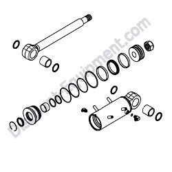 172A69-72800 BLADE CYLINDER ASSEMBLY Yanmar SV100-1 Excavator