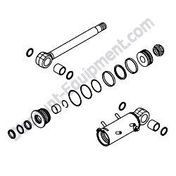 172B11-72800 BLADE CYLINDER ASSEMBLY Yanmar SV100-1 Excavator