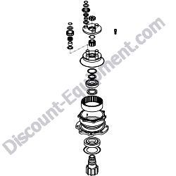 172A69-73040 REDUCTION GEAR ASSEMBLY Yanmar SV100-1 Excavator