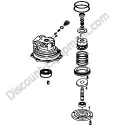 172A69-73050 MOTOR ASSEMBLY Yanmar SV100-1 Excavator