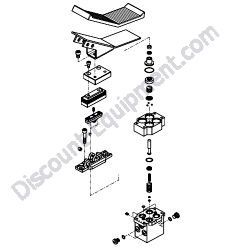 172A69-74700 TRAVEL VALVE ASSEMBLY Yanmar SV100-1 Excavator