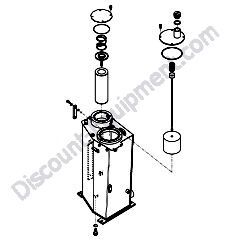 772A69-75100 RESERVOIR TANK ASSEMBLY Yanmar SV100-1 Excavator