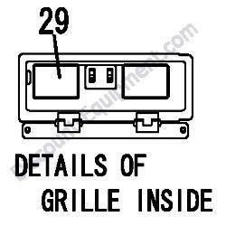 REF #29 - 172A69-03430 LABEL GREASING CA Yanmar SV100-1 Excavator