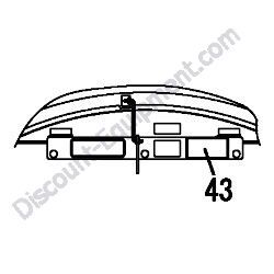 REF #43 - 172A37-03710 LABEL ENGINE ROOM CA Yanmar SV100-1 Excavator
