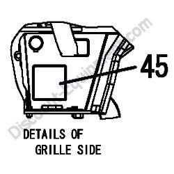 REF #45 - 172A37-03760 LABEL ADJUST CRAWLER Yanmar SV100-1 Excavator