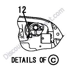 REF #12 - 172A38-03211 LABEL ANTI-FREEZING Yanmar ViO17 Excavator