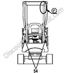 REF #54 - 172B04-03970 LABEL REFLECTOR S Yanmar ViO17 Excavator