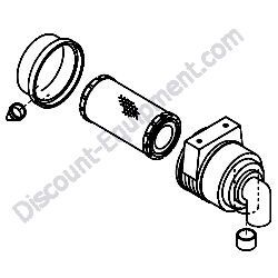172448-11500 AIR CLEANER ASSEMBLY Yanmar ViO17 Excavator