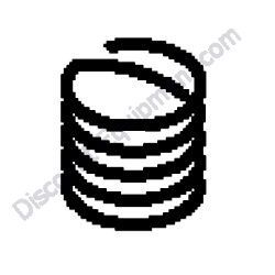 121257-55720 SPRING FILTER Yanmar ViO17 Excavator