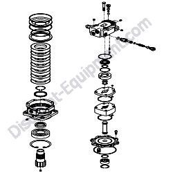 172A64-73310 REVOLVE MOTOR ASSEMBLY Yanmar ViO17 Excavator