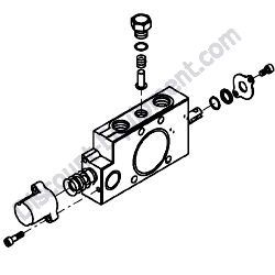 172A64-74260 OPTION SECTION ASSEMBLY Yanmar ViO17 Excavator
