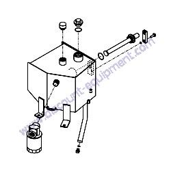 172A64-08350 RESERVOIR TANK KIT Yanmar ViO17 Excavator
