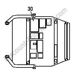 REF #30 - 172A64-03570 LABEL LIFT CA Yanmar ViO17 Excavator