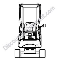 REF #31 - 172A37-03710 LABEL ENGINE ROOM CA Yanmar ViO17 Excavator