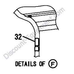 REF #32 - 172A37-03720 LABEL SEAT BELT CA Yanmar ViO17 Excavator