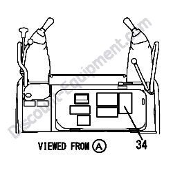 REF #34 - 172A29-03910 LABEL VARIABLE CA Yanmar ViO17 Excavator