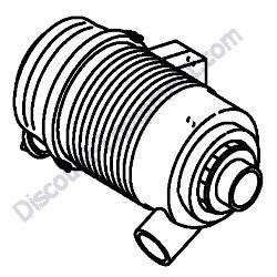 172456-11510 AIR CLEANER ASSEMBLY Yanmar ViO20-3 Excavator
