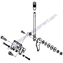 172458-12101 ACCELERATOR LEVER ASSEMBLY Yanmar ViO20-3 Excavator