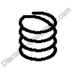 121257-55720 SPRING FILTER Yanmar ViO20-3 Excavator