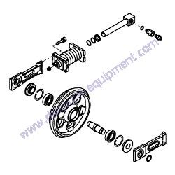 772456-37130-1 IRON IDLER ASSEMBLY Yanmar ViO20-3 Excavator