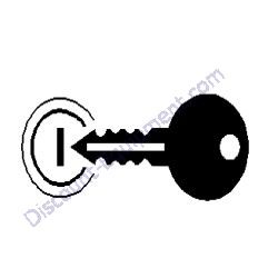 52739 00600 Ignition Key Airman SDG25S-8B1 Generator