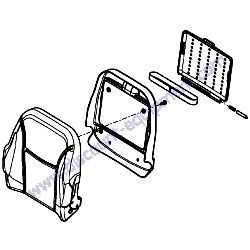 172B02-64210 BACK SEAT ASSEMBLY Yanmar ViO20-3 Excavator