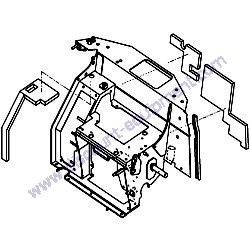 172A36-64202 SEAT MOUNT ASSEMBLY Yanmar ViO20-3 Excavator
