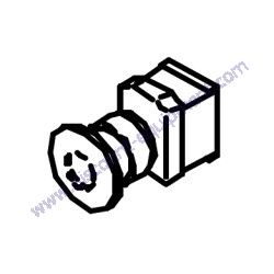 44336 04000 (44336 03002) Button Switch Airman SDG65S-8E1 Generator