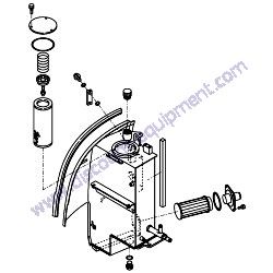 772A23-75100-Y RESERVOIR TANK ASSEMBLY Yanmar ViO20-3 Excavator