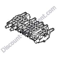 172456-74101 CONTROL VALVE ASSEMBLY Yanmar ViO20-3 Excavator