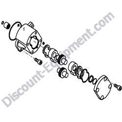 172456-73790 GEAR PUMP ASSEMBLY Yanmar ViO20-3 Excavator
