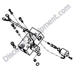 172456-73860 VALVE ASSEMBLY Yanmar ViO20-3 Excavator