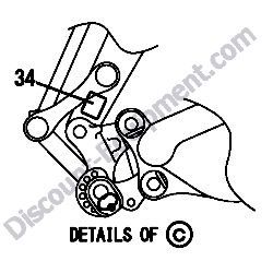 REF #34 - 172A37-03530 LABEL FINGER CA Yanmar ViO20-3 Excavator