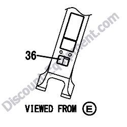 REF #36 - 172A37-03540 LABEL SAND CA Yanmar ViO20-3 Excavator