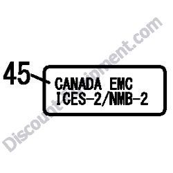 REF #45 - 172B03-03230 LABEL EMC Yanmar ViO20-3 Excavator
